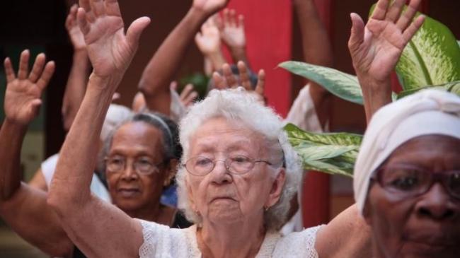 Ancianas en Cuba.