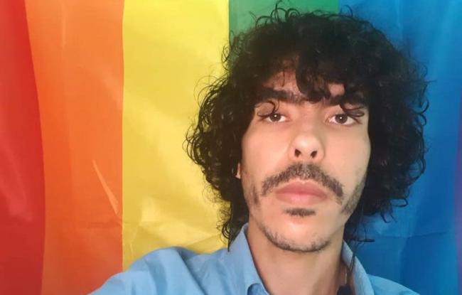 El activista Leandro Rodríguez, creador del proyecto Mi Voz LGBTIQ+Cuba.