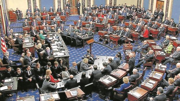 Sesión del Senado de EEUU.