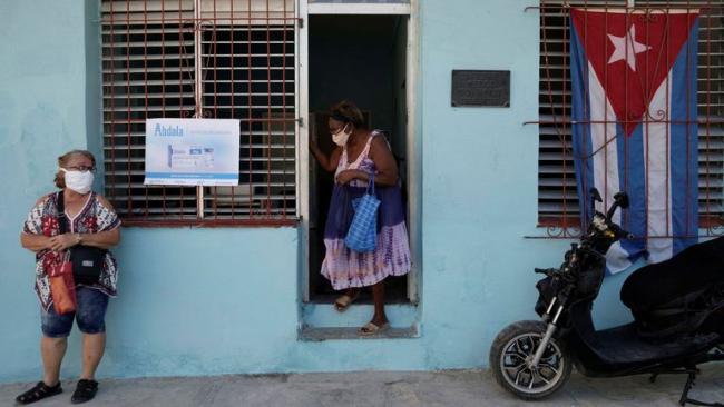 Un consultorio médico en Cuba.