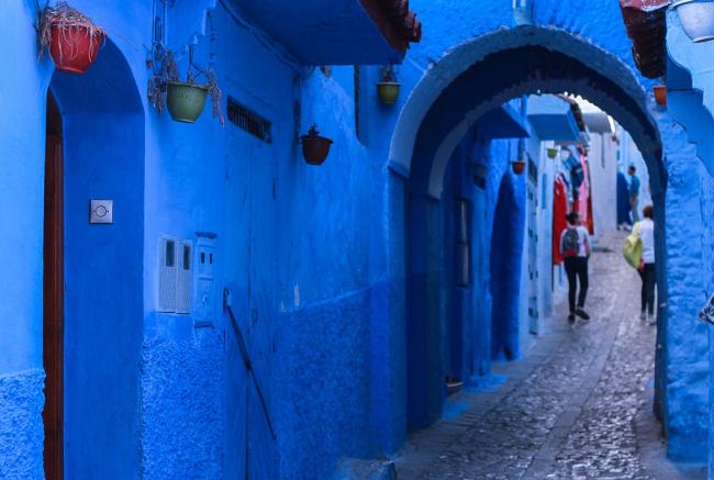 Ciudad de Chauen, Marruecos.