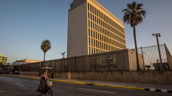 La Embajada de EEUU en La Habana, donde se reportaron los primeros síntomas del misterioso síndrome.