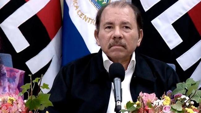 El mandatario nicaraguense Daniel Ortega.