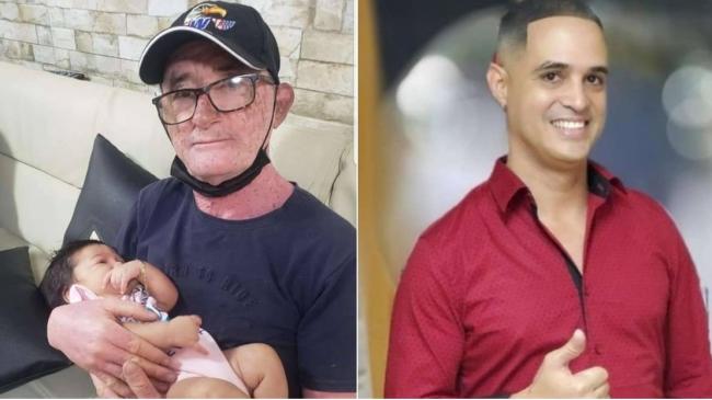 Freddy y Exeint Beirut, padre e hijo detenidos en Cuba por protestar.