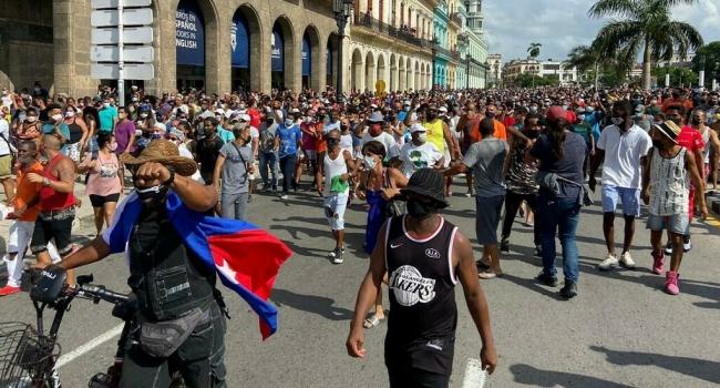Protestas en La Habana el 11 de julio