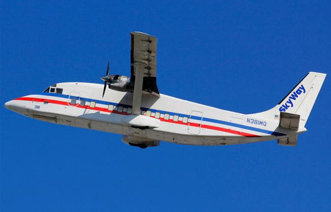 Un avión de la compañía Skyway Enterprises.