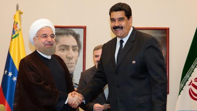 Nicolás Maduro y el ex presidente de Irán Hassan Rouhani.