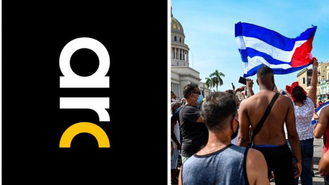 Logo ARC/Protestas en Cuba.