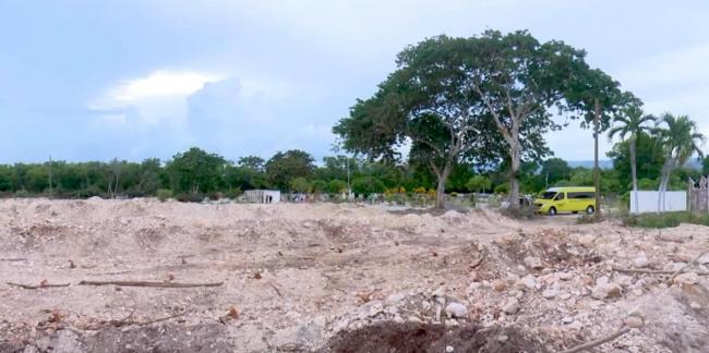 Terreno para sepulturas en el cementerio Santa Juana de Manuel Tames, Guantánamo.