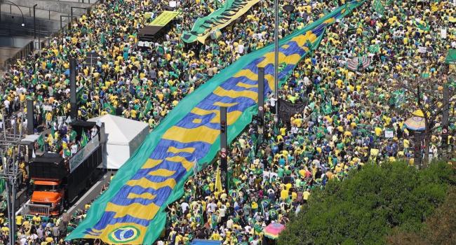 Simpatizantes de Bolsonaro este martes en Sao Paulo.