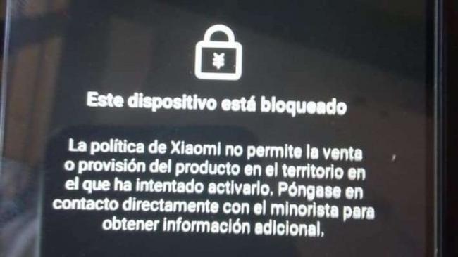 Mensaje de Xiaomi a los cubanos.
