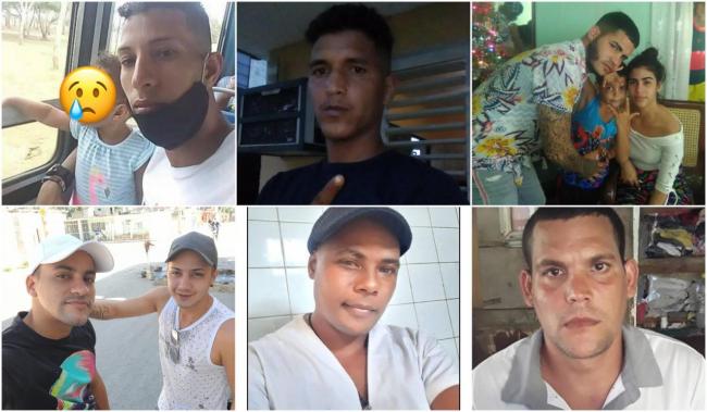 Cubanos detenidos el 11J y con severas peticiones fiscales.