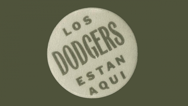 Cartel cubano de los años 40: 'Los Dodgers están aquí'