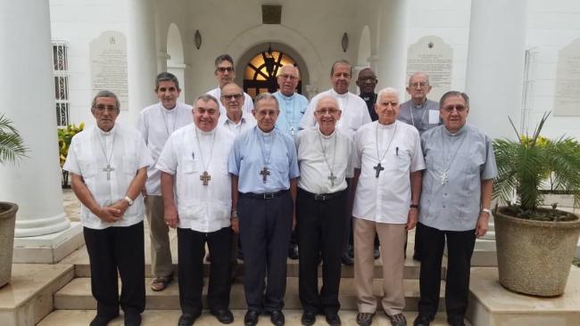 Miembros de la Conferencia de Obispos Católicos de Cuba.