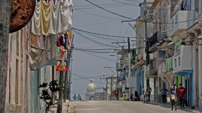 A street in Havana.