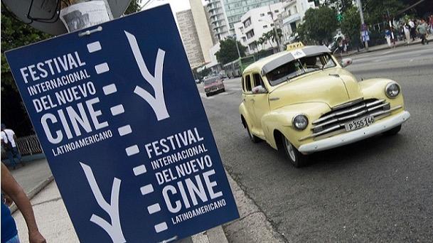 Carte de una edición pasada del Festival de Cine de La Habana.