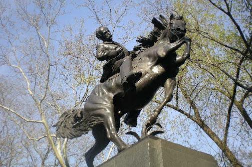 Estatua de José Martí en el Parque Central de Nueva York.
