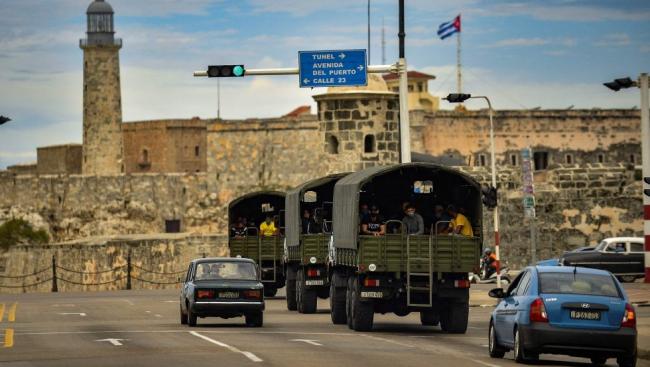 Militarización de La Habana el 15N.