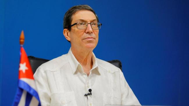 Bruno Rodríguez Parrilla, ministro de Relaciones Exteriores de Cuba.