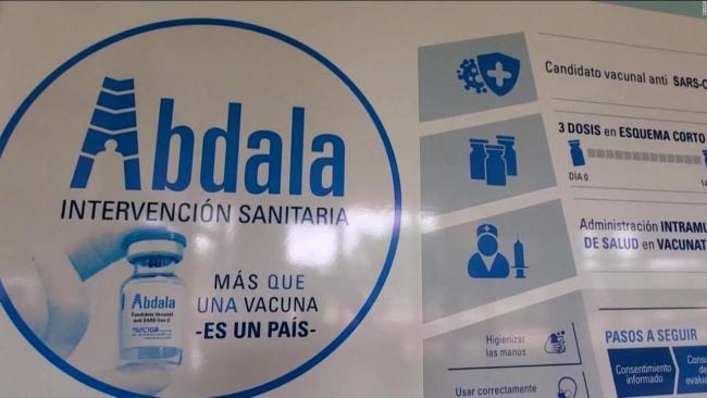 Campaña de vacunación anticovid en Cuba.