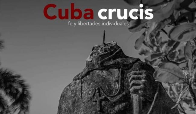 Detalle del cartel de 'Cuba crucis'.