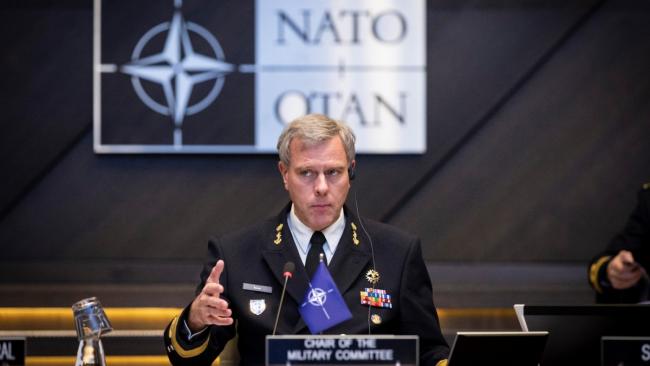 Rob Bauer, presidente del Comité Militar de la OTAN.