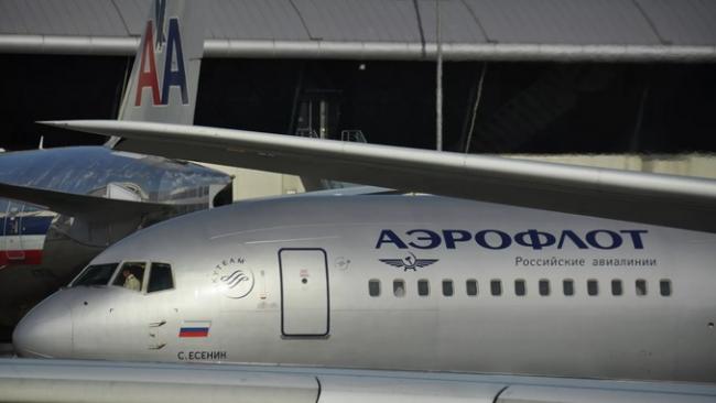 Avión de la rusa Aeroflot.