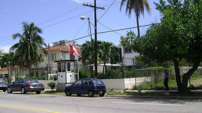 Embajada de Perú en La Habana.