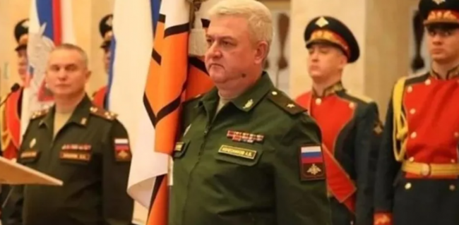 El mayor general ruso Andréi Kolesnikov, uno de las víctimas de la invasión de Ucrania.
