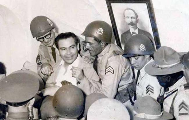 Fulgencio Batista en el golpe de Estado del 10 de marzo.