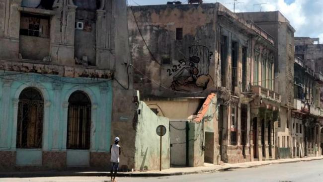 Estado de edificios de viviendas en La Habana.