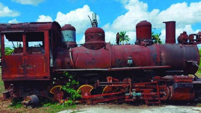 La locomotora desaparecida en Sancti Spíritus.