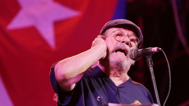 El músico cubano Silvio Rodríguez Domínguez.