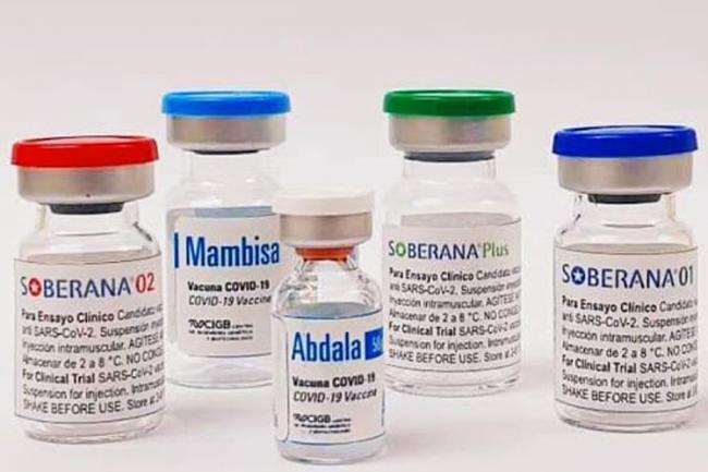 Vacunas cubanas contra el Covid-19.