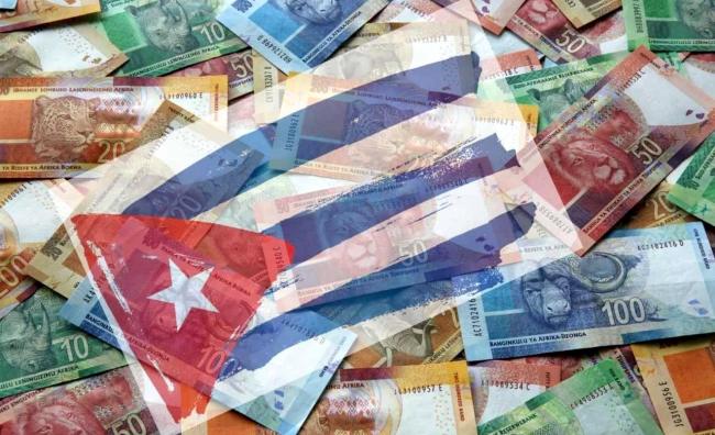 Donación millonaria de Sudáfrica al Gobierno cubano. (Ilustración)