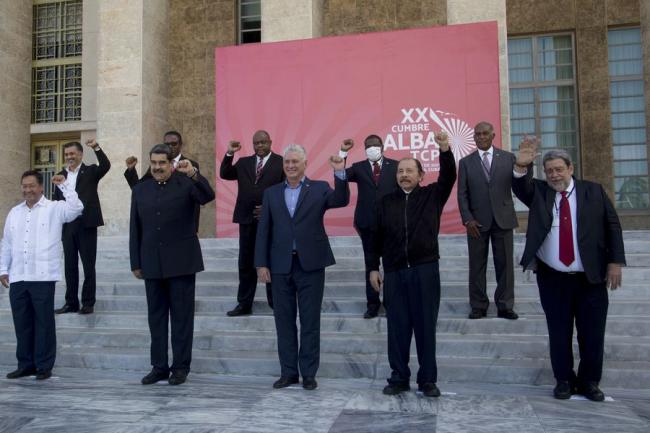 Gobernantes del ALBA reunidos en La Habana.