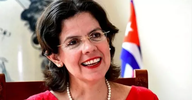 Embajadora del Gobierno cubano en EEUU.