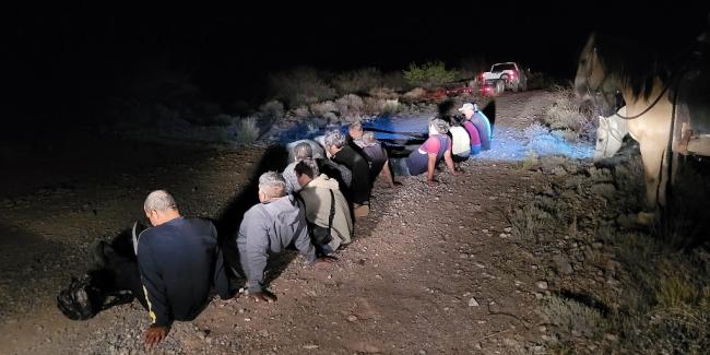 Migrantes detenidos por la Patrulla Fronteriza de EEUU