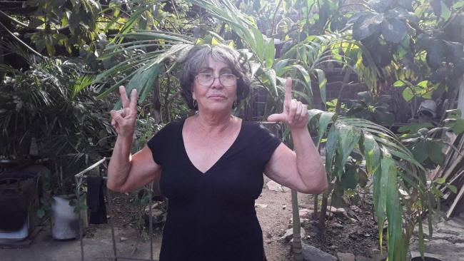 La opositora cubana Yolanda Carmenate Fernández.