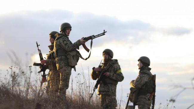 Soldados en la guerra de Rusia en Ucrania.