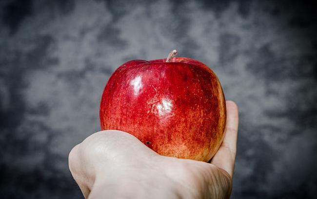 Manzana roja.