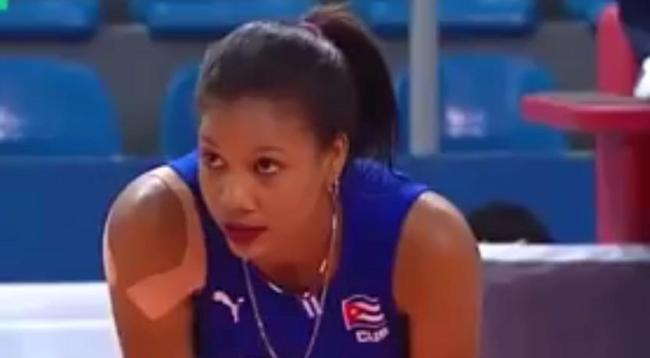 La voleibolista cubana Yamisleidis Viltres