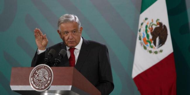Andrés Manuel López Obrador durante su conferencia de este viernes.