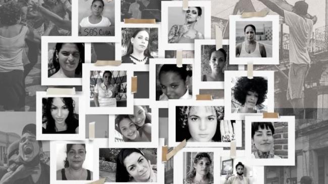 Mujeres presas por motivos políticos en Cuba.