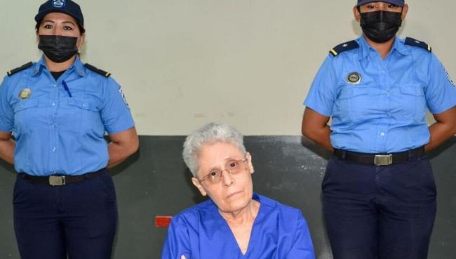 La ex comandante sandinista Dora María Téllez, ahora presa política en Nicaragua.
