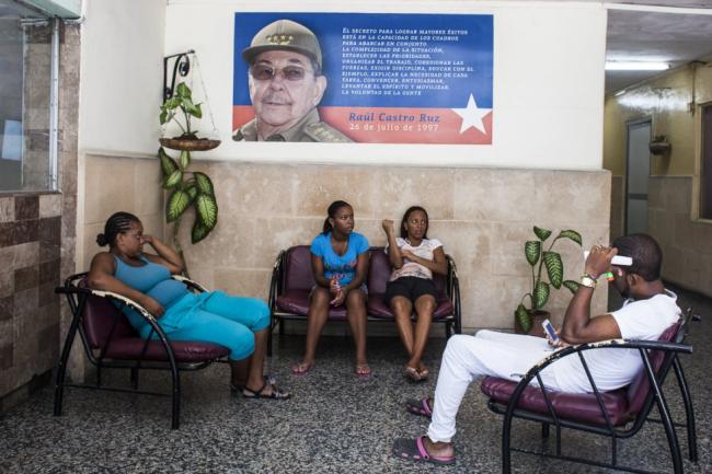 Sala de espera de un hospital de La Habana.