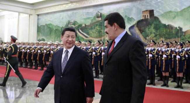Xi Jinping y Nicolás Maduro.