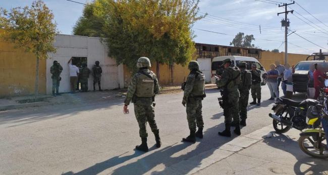 Operativo de las autoridades mexicanas para detener a los migrantes cubanos.