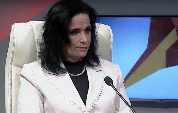 La Fiscal general de Cuba, Yamila Peña Ojeda.