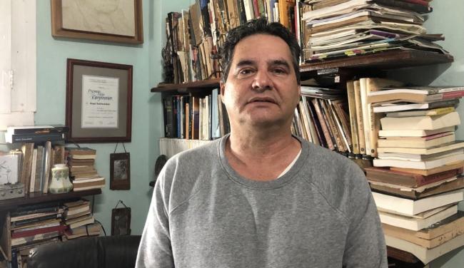 El escritor y exprisionero político cubano Ángel Santiesteban Prats.
